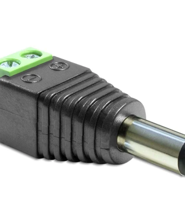 DeLock Βύσμα DC male Μαύρο 65396 65396