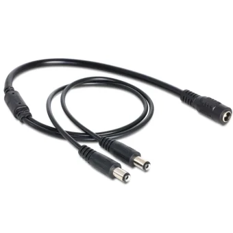 DeLock DC - DC Cable 0.5m Μαύρο 83286 83286