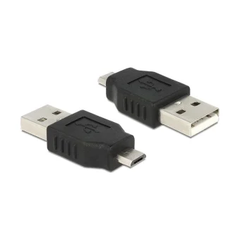 DeLock Μετατροπέας USB-A male σε micro USB male 1τμχ 65036 65036