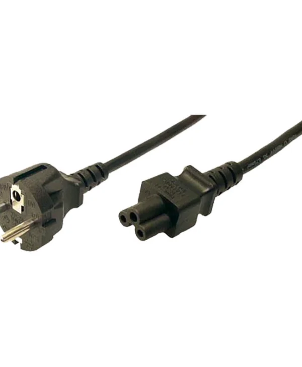 LogiLink Schuko - IEC C5 Cable 1.8m Μαύρο CP093 CP093