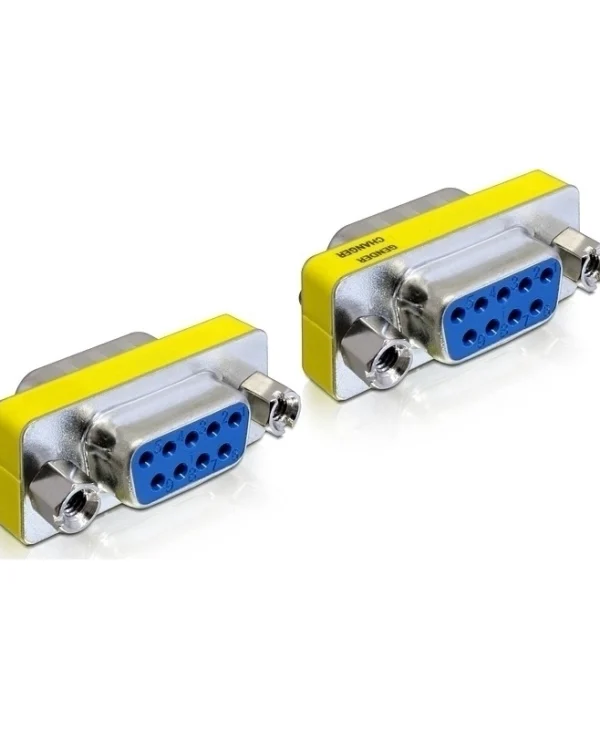 DeLock Μετατροπέας Serial female σε Serial female Ασημί 1τμχ 65008 65008
