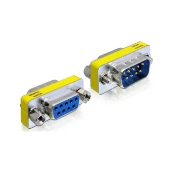 DeLock Μετατροπέας Serial male σε Serial female Ασημί 1τμχ 65249 65249