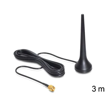 DeLock 88690 Εξωτερική Κεραία WiFi Πανκατευθυντική 2dBi με σύνδεση SMA 88690