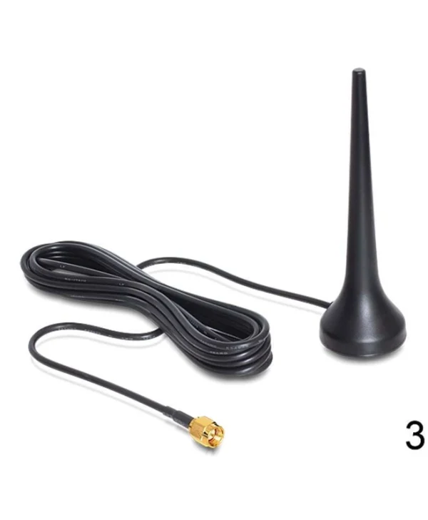 DeLock 88690 Εξωτερική Κεραία WiFi Πανκατευθυντική 2dBi με σύνδεση SMA 88690