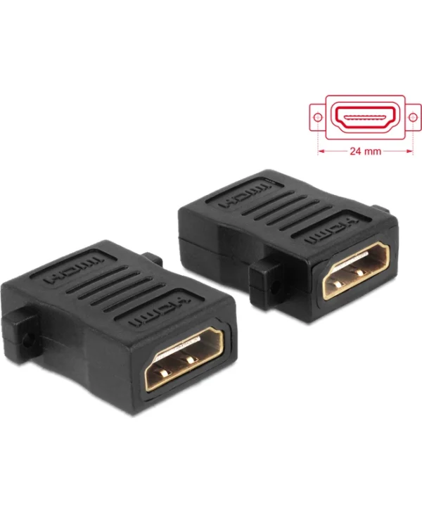 DeLock Μετατροπέας HDMI female σε HDMI female 1τμχ 65509 65509