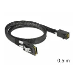 DeLock Mini SAS - Mini SAS Cable 50cm Μαύρο (83388) 83388 - Image 2