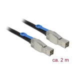 DeLock Mini SAS - Mini SAS Cable 2m Μαύρο (83395) 83395 - Image 2