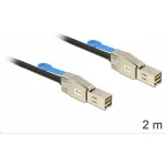 DeLock Mini SAS - Mini SAS Cable 2m Μαύρο (83395) 83395 - Image 3
