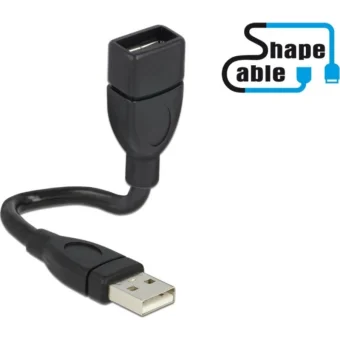 DeLock Μετατροπέας USB-A male σε USB-A female 1τμχ 83497 83497