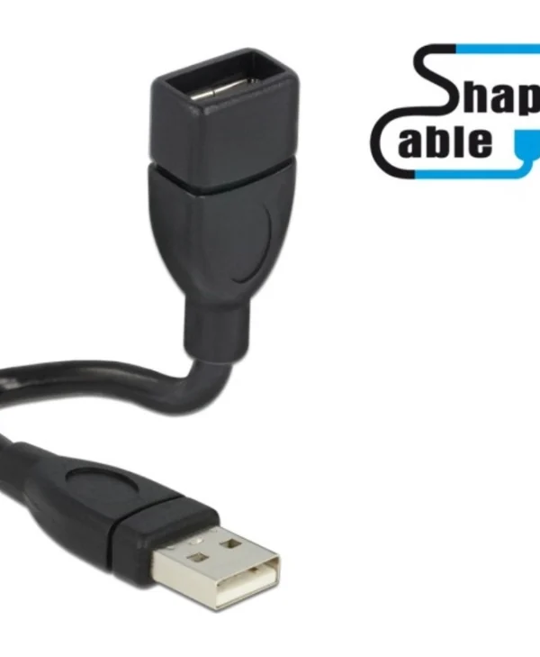 DeLock Μετατροπέας USB-A male σε USB-A female 1τμχ 83497 83497