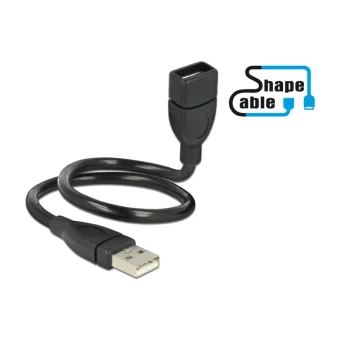 DeLock Μετατροπέας USB-A male σε USB-A female 1τμχ 83498 83498