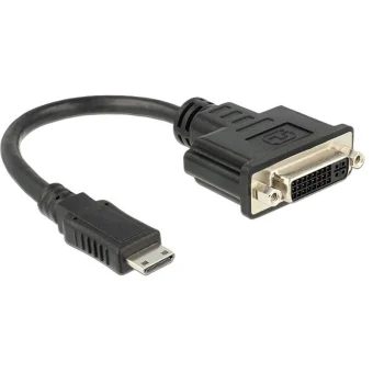 DeLock Μετατροπέας mini HDMI male σε DVI-D female 1τμχ 65564 65564
