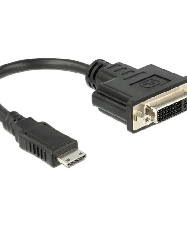 DeLock Μετατροπέας mini HDMI male σε DVI-D female 1τμχ 65564 65564