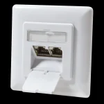 LogiLink Διπλή Πρίζα Δικτύου RJ45 με Πλαίσιο σε Λευκό Χρώμα NP0123 NP0123 - Image 2