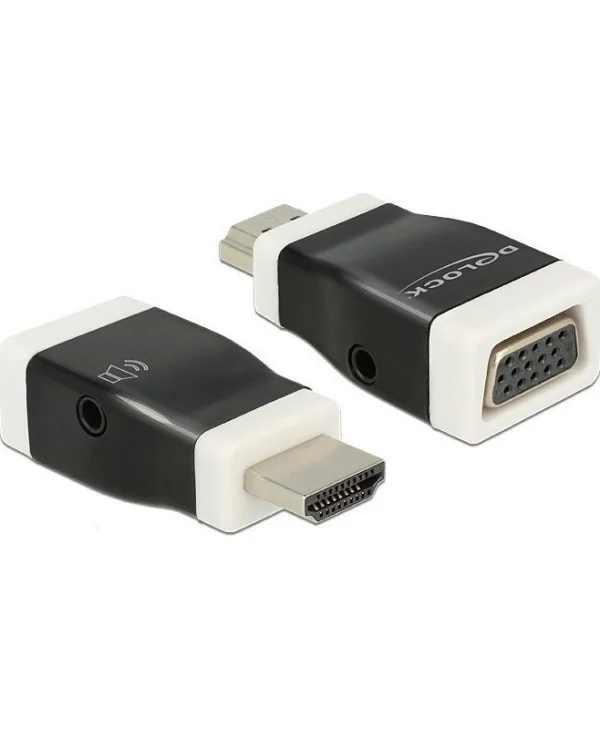 DeLock Μετατροπέας HDMI male σε VGA female 1τμχ 65586 65586