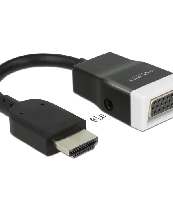 DeLock Μετατροπέας HDMI male σε 3.5mm / VGA female 1τμχ 65587 65587