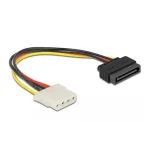 DeLock 15-Pin Sata - 4-Pin Molex Cable 0.2m Πολύχρωμο 60136 60136 - Image 2