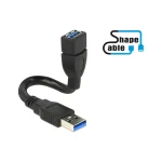 DeLock Μετατροπέας USB-A male σε USB-A female 1τμχ 83713 83713