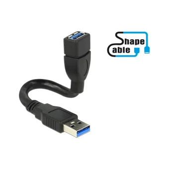 DeLock Μετατροπέας USB-A male σε USB-A female 1τμχ 83713 83713