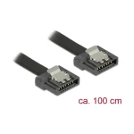 DeLock 7-Pin SATA III male - 7-Pin SATA III male Cable 1m Μαύρο (83843) 83843