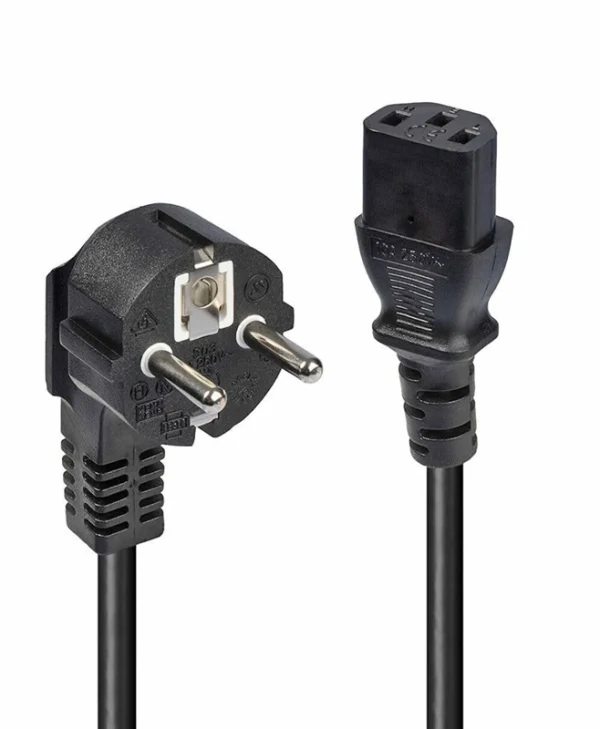 Lindy Schuko - IEC C13 Cable 2m Μαύρο 30335 30335
