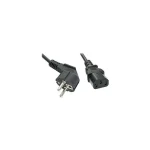 Lindy Iec IEC C13 - IEC C13 Cable 3m Μαύρο 30336 30336