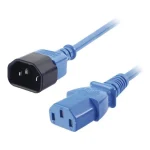 Lindy IEC C14 - IEC C13 Cable 1m Μπλε 30471 30471 - Image 3