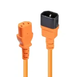 Lindy IEC C14 - IEC C13 Cable 2m Πορτοκαλί 30475 30475 - Image 3