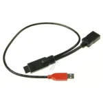 Lindy Μετατροπέας HDMI male σε USB-A female 1τμχ 41080 41080 - Image 2