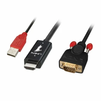 Lindy Μετατροπέας HDMI / VGA male σε HDMI / VGA female (41455) 41455