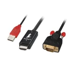 Lindy Μετατροπέας DisplayPort / HDMI male σε DisplayPort / HDMI female 1τμχ (41456) 41456 - Image 2