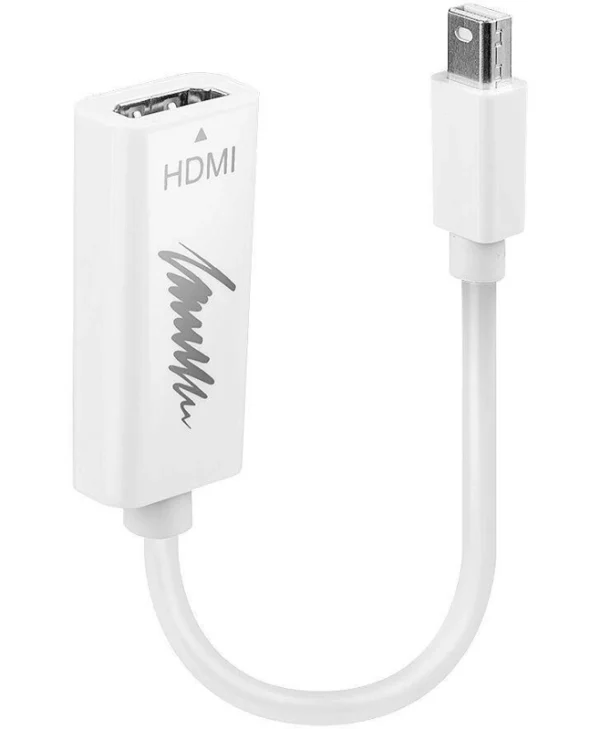 Lindy Μετατροπέας mini DisplayPort male σε HDMI female Λευκό 1τμχ 41719 41719