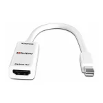 Lindy Μετατροπέας mini DisplayPort male σε HDMI female Λευκό 1τμχ 41719 41719 - Image 5