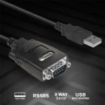 Lindy Καλώδιο RS232 9-pin male σε USB-A 1m (42845) 1τμχ 42845 - Image 3