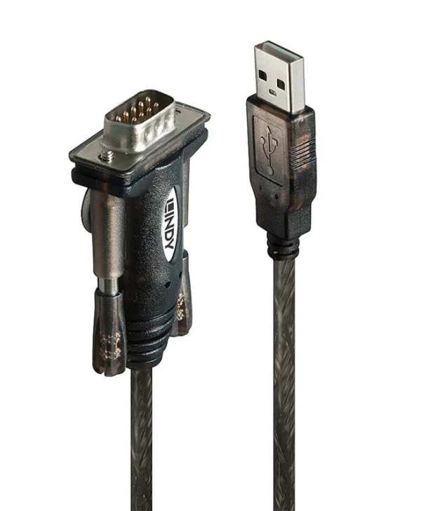 Lindy Καλώδιο USB-A σε RS232 9-pin male 1.5m (42855) 42855