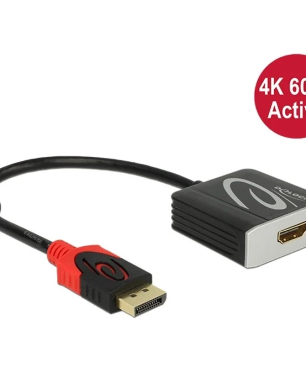 DeLock Μετατροπέας DisplayPort male σε HDMI female 1τμχ 62734 62734