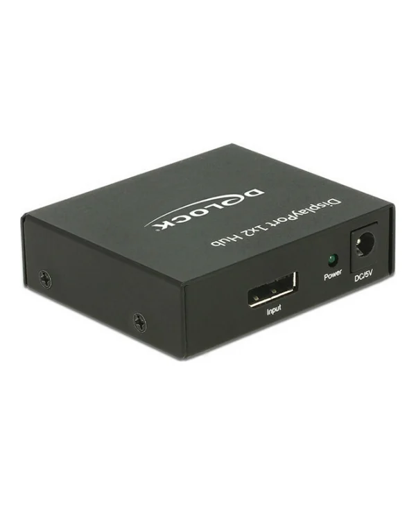 DeLock Displayport 1.2 Διαχωριστής 1 x Displayport σε 2 x Displayport έξω 4K (87691) 87691