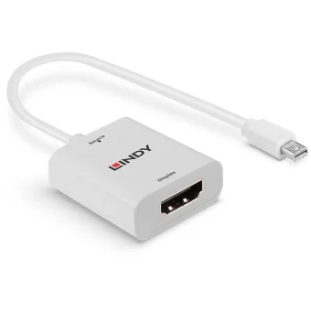 Lindy Μετατροπέας mini DisplayPort male σε HDMI female Λευκό (41069) 41069