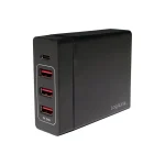 LogiLink Βάση Φόρτισης με 3 Θύρες USB-A και Θύρα USB-C 72W Power Delivery σε Μαύρο χρώμα (PA0122) PA0122