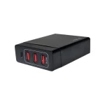 LogiLink Βάση Φόρτισης με 3 Θύρες USB-A και Θύρα USB-C 72W Power Delivery σε Μαύρο χρώμα (PA0122) PA0122 - Image 3