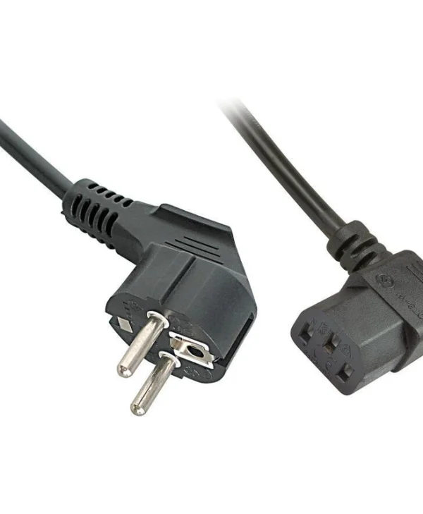 Lindy Schuko - IEC C13 Cable 2m Μαύρο 30345 30345