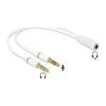 DeLock Μετατροπέας 3.5mm 2x male σε 3.5mm female Λευκό 1τμχ 65585 65585 - Image 3