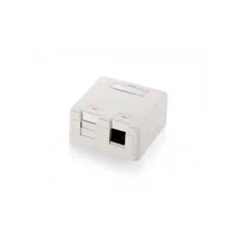 Equip Μονή Εξωτερική Πρίζα Δικτύου RJ45 σε Λευκό Χρώμα 125122 125122