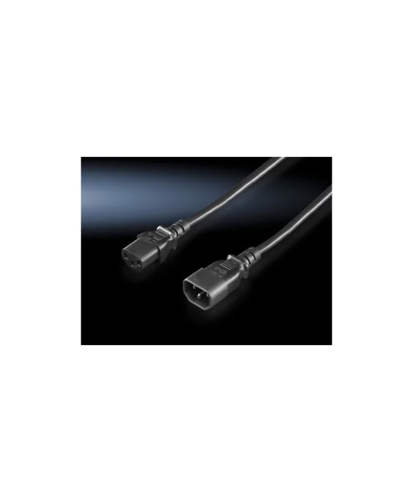 Rittal IEC C13 - IEC C13 Cable 1.8m Μαύρο 7200215 7200215