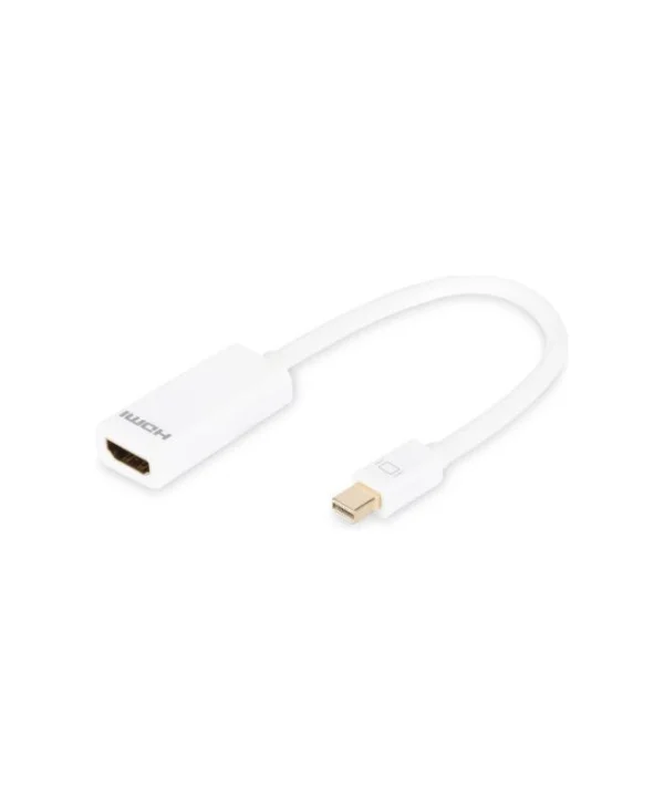 Digitus Μετατροπέας HDMI male σε HDMI female Λευκό 1τμχ DB-340404-001-W DB-340404-001-W