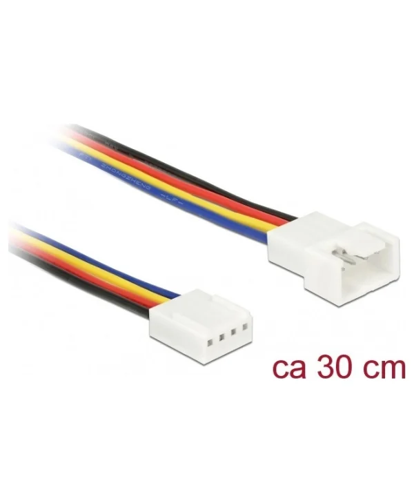 DeLock 4-Pin pwm - 4-Pin pwm Cable 0.3m Κόκκινο 85361 85361