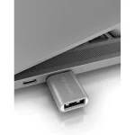 TerraTec Μετατροπέας USB-C male σε USB-C female Ασημί 1τμχ (251732) 251732 - Image 2