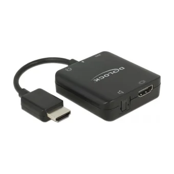 DeLock Μετατροπέας HDMI male σε 3.5mm / HDMI / Toslink female (63276) 63276