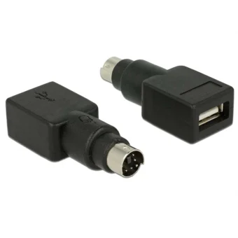 DeLock Μετατροπέας PS/2 male σε USB-A female 1τμχ 65898 65898