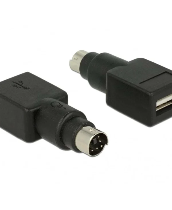 DeLock Μετατροπέας PS/2 male σε USB-A female 1τμχ 65898 65898